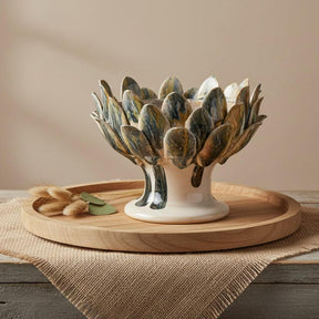 Hand Painted Glazed Pot