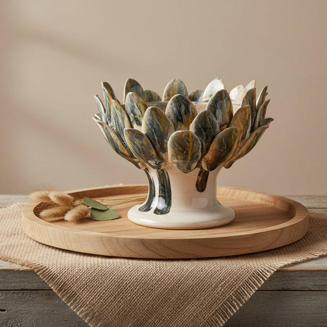 Hand Painted Glazed Pot