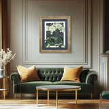 Rosa Moschata Framed Canvas