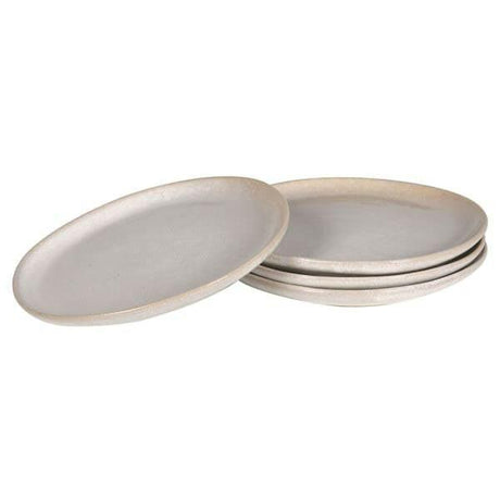 Organic Taupe Dinner Plate.