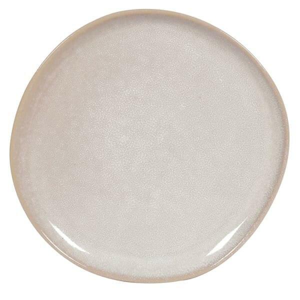 Organic Taupe Dinner Plate.