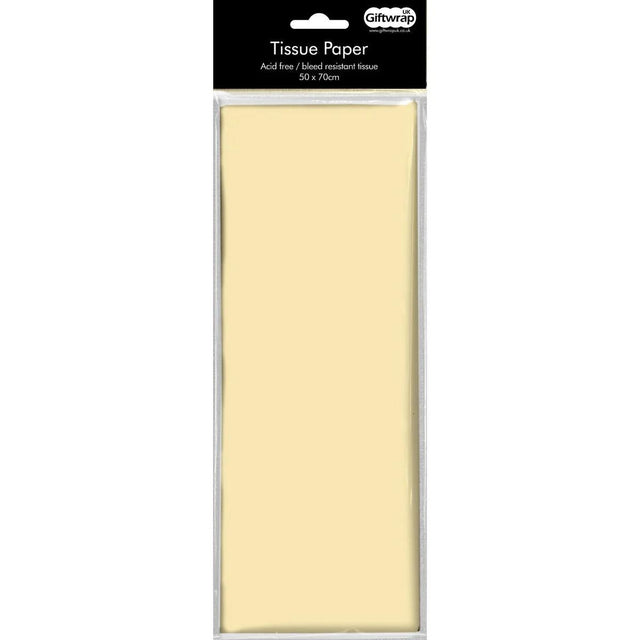 Cream Tissue Paper.