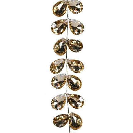 Gold Crystal Beaded Garland.