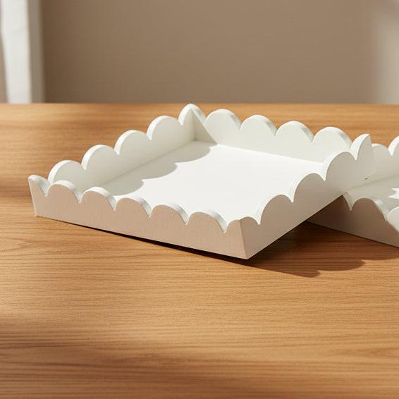 Small White Petal Tray