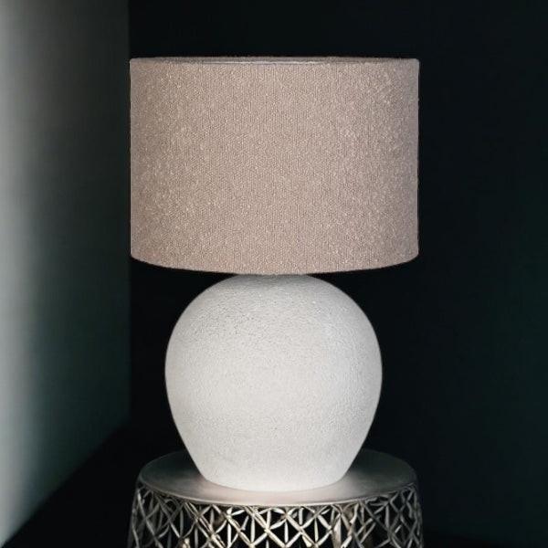 Large Rustic Table Lamp and Shade