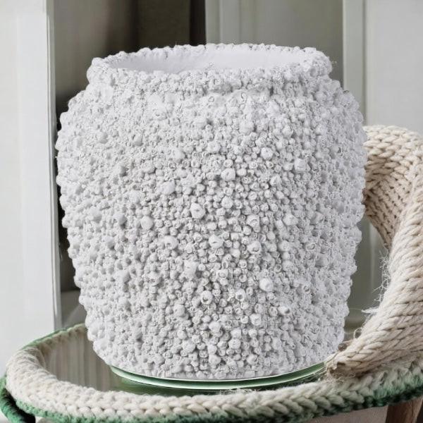 Large Sea Barnacle Effect Vase