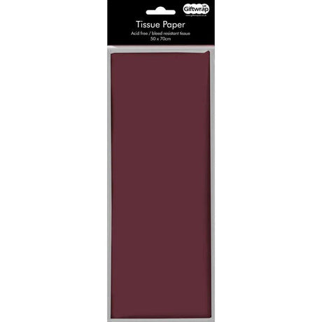 Burgundy Tissue Paper.