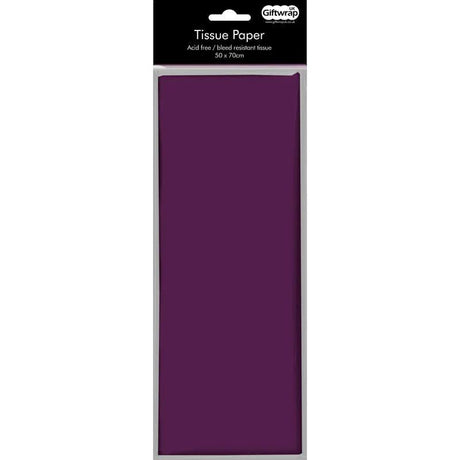 Purple Tissue Paper.