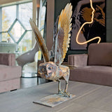 Febland - Gold Owl Sculpture