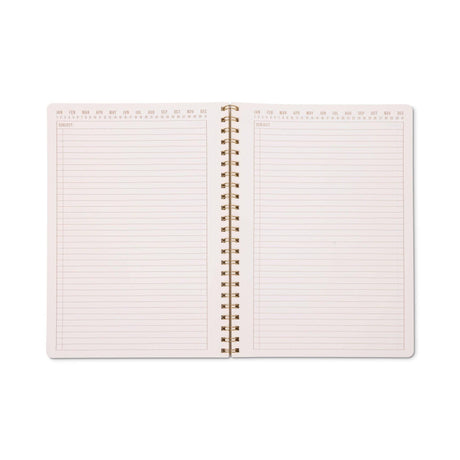 A4 Twin Wire Notebook - Green Vine