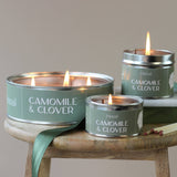 Pintail Candles | Avalon Home - Camomile and Clover Paint Pot Candle | Small Candles in Tins