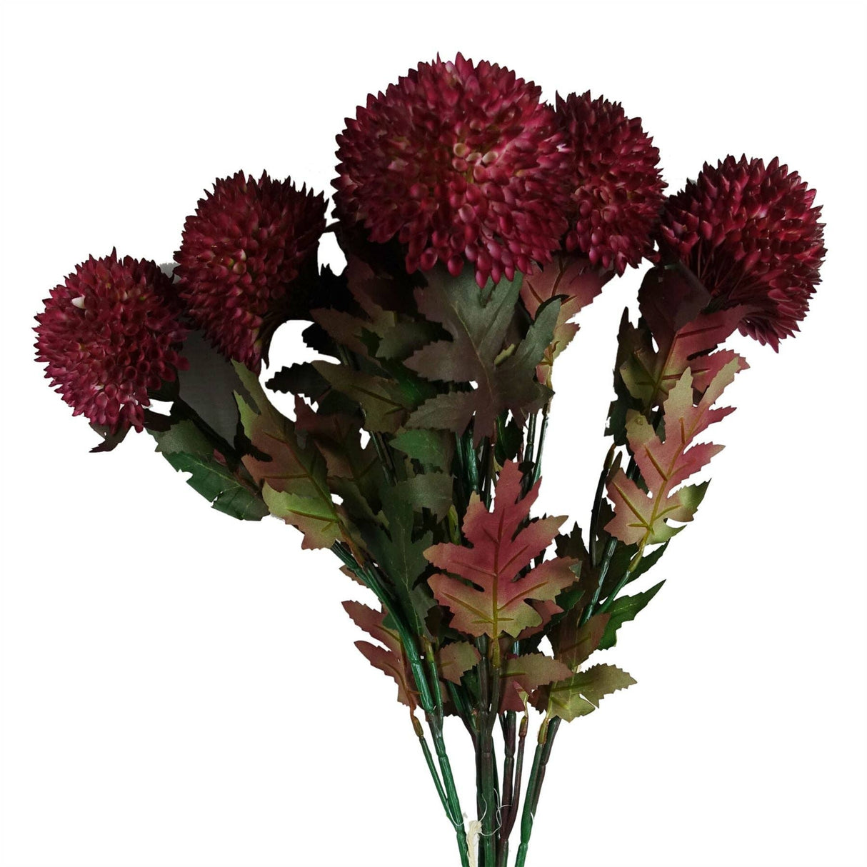 Large Pink Ball Dahlia Artificial Flower Stem – 70cm Faux Floral Stem