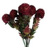 Large Pink Ball Dahlia Artificial Flower Stem – 70cm Faux Floral Stem