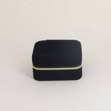 BOHM Paris - Square corduroy jewelry box: Orange.