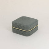 BOHM Paris - Square corduroy jewelry box: Orange.