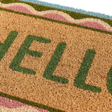 Phoenox Textiles - My Mat Printed Coir Hello Scallop: 45x75
