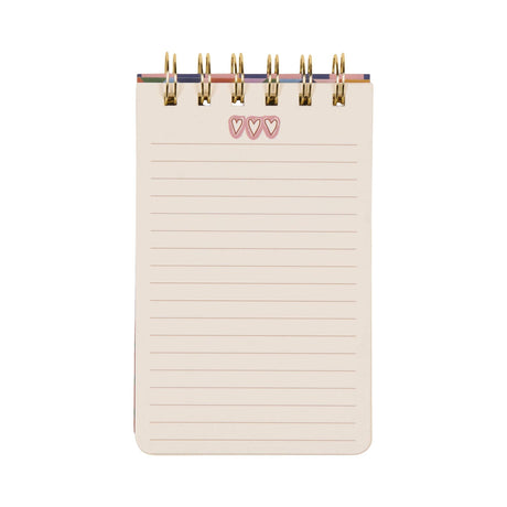Hearts Twin Wire Notepad