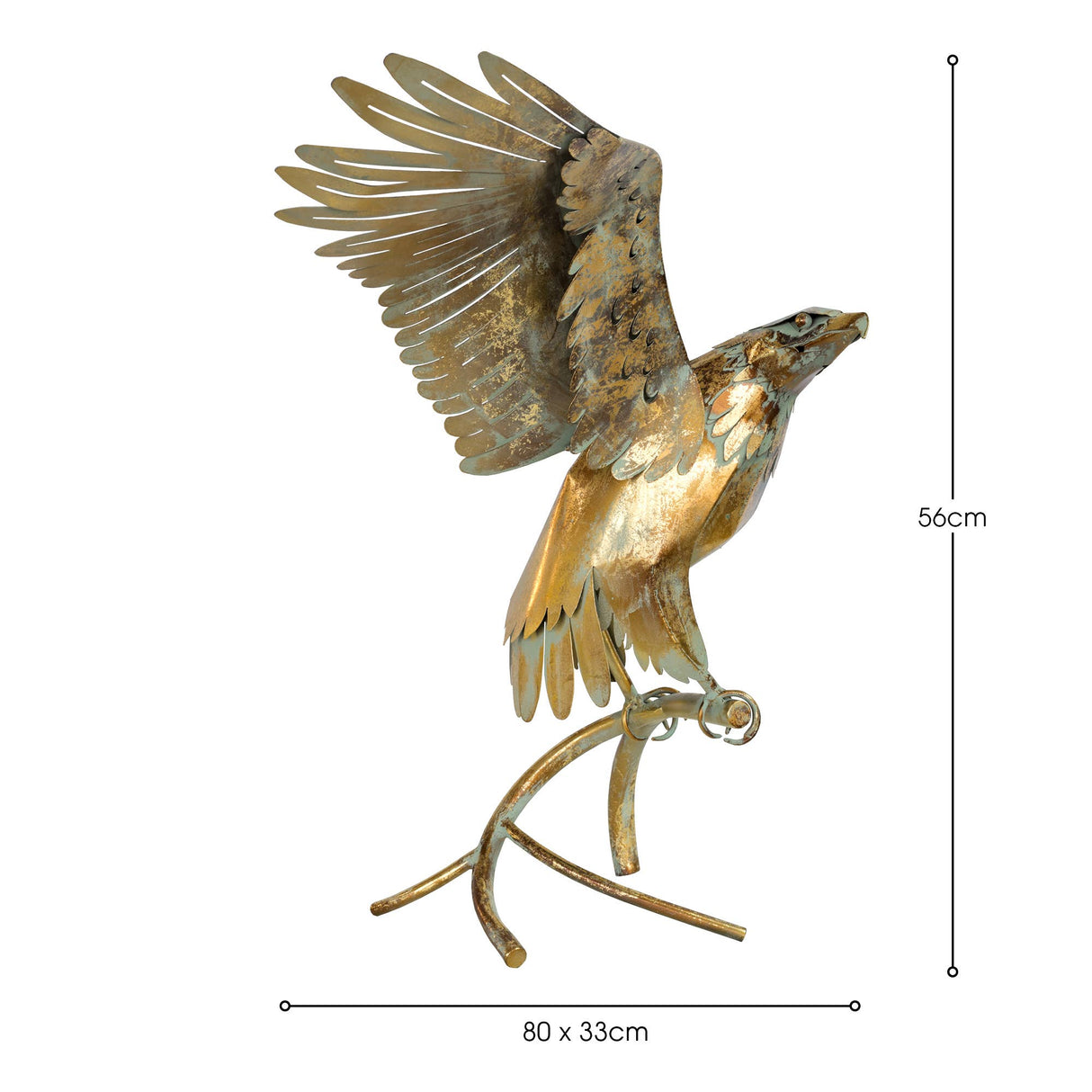 Febland - Gold Eagle Sculpture