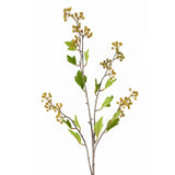 90cm Artificial Yellow Berry Stem – Realistic Faux Floral Decoration