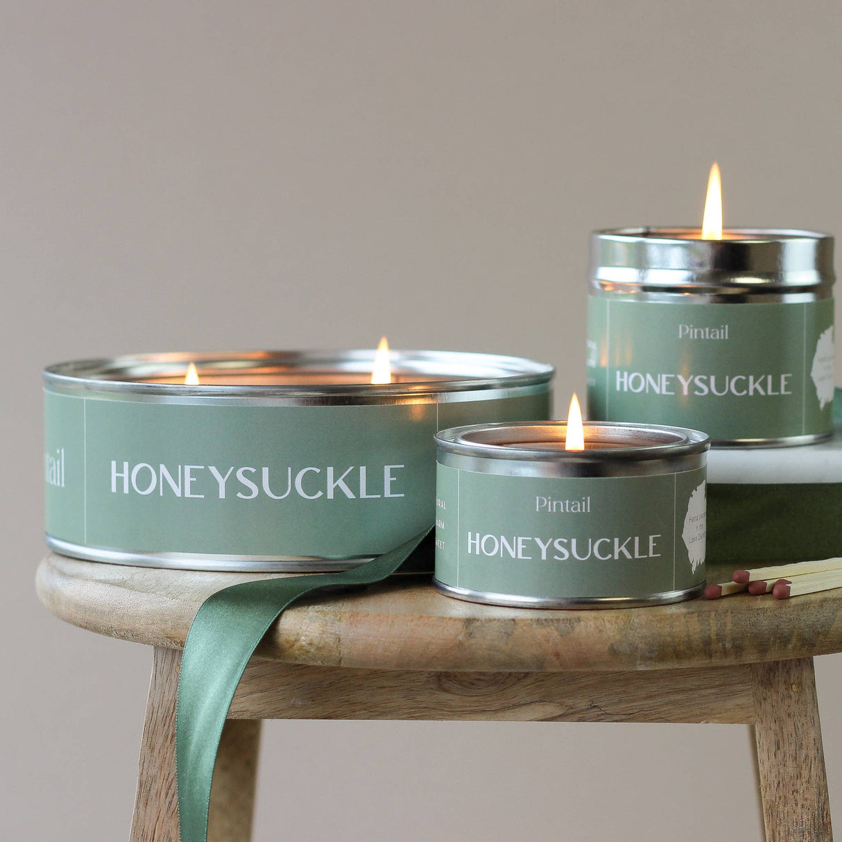 Pintail Candles | Avalon Home - Honeysuckle Paint Pot Candle | Candles in Tins | Small Candl