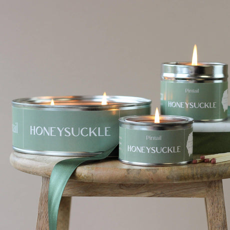 Pintail Candles | Avalon Home - Honeysuckle Paint Pot Candle | Candles in Tins | Small Candl
