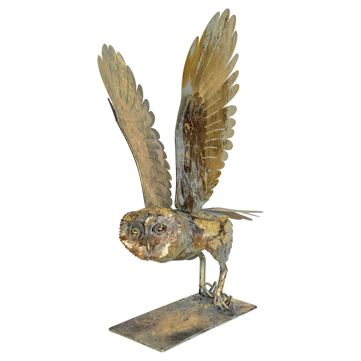 Febland - Gold Owl Sculpture