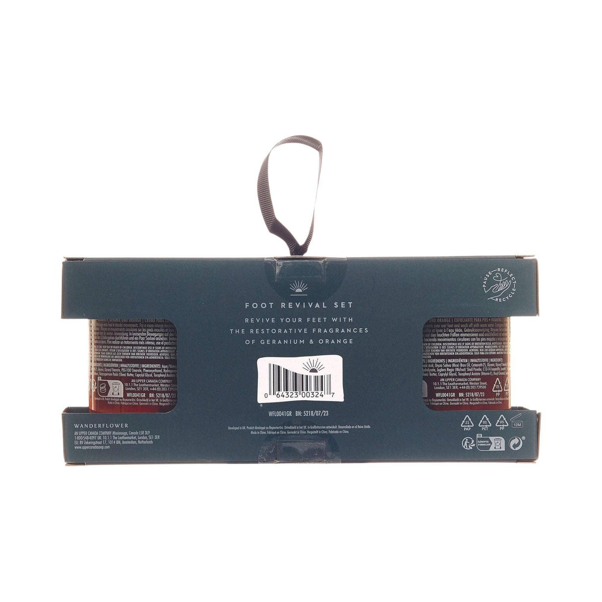 Wanderflower - Foot Revival Lotion & Scrub Set - Geranium & Orange