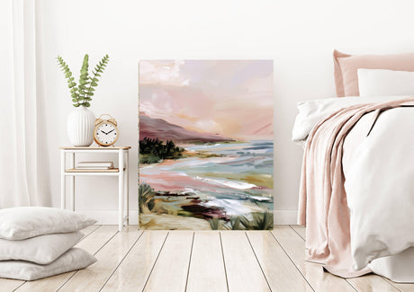 Coastal Landscape Art Print A3