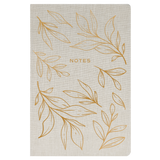 Gold Leaf Fabric Notes Journal