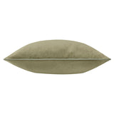 Riva Home - Meridian Velvet Cushion Sage/Green: Sage/Green / Polyester Filled / 55 x 55cm.