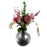 Pink Eucalyptus Foliage Stem – 80cm Artificial Floral Stem