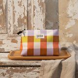 Elegant Canvas Beauty Bag by Caroline Gardner, luxurious and stylish accessory for your daily essentials