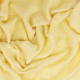 Riva Home - Isla Woven Tasselled Throw Butter Yellow: Butter Yellow / 130 x 180cm