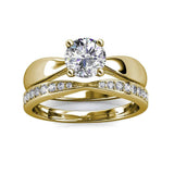 CARALI / MYC Paris - Prestige Ring - Gold and Crystal: 56