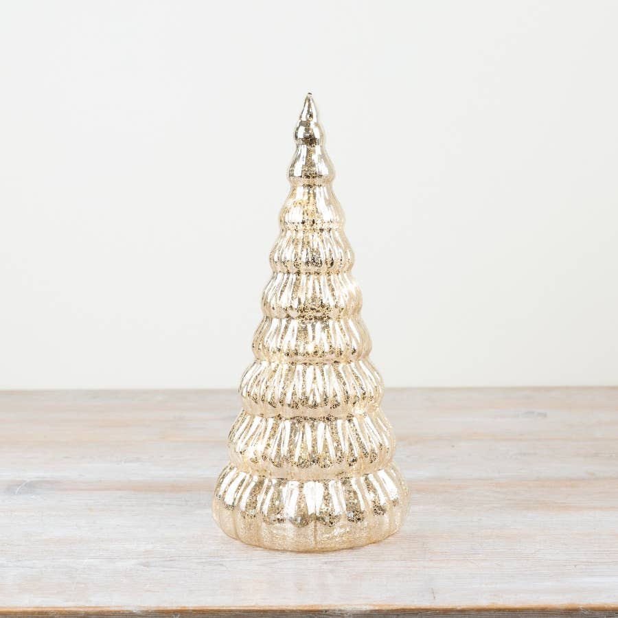 Gainsborough Giftware x Portland Living - Gold Light up Tree, 30cm