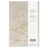 Gold Leaf Fabric Notes Journal