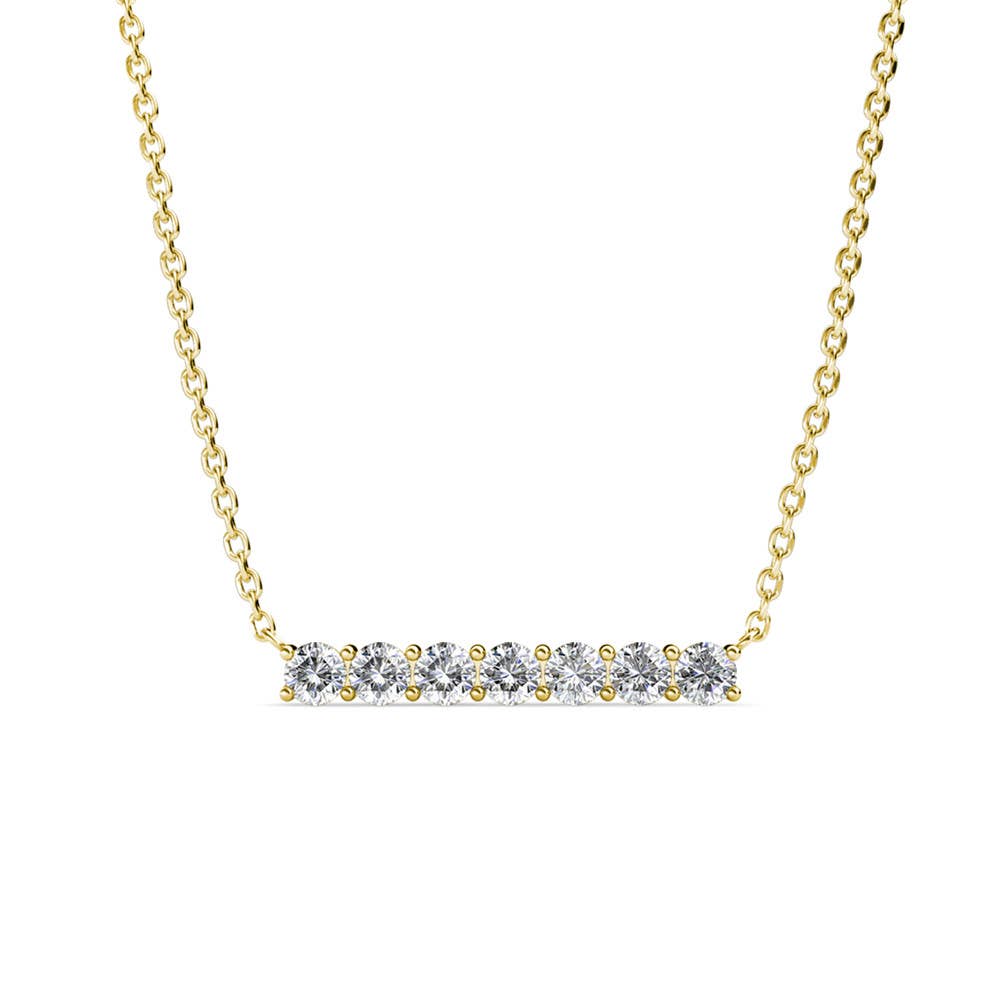 CARALI / MYC Paris - Myriad Birthe Stone Necklace - Gold and Crystal