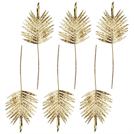 Gold Artificial Monstera Leaf – 95cm Faux Cheese Plant Stem