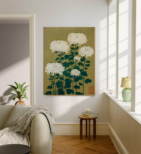 Japanese Chrysanthemum Art Print A3