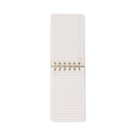 Tulip Twin Wire Notepad - Wavy Blue