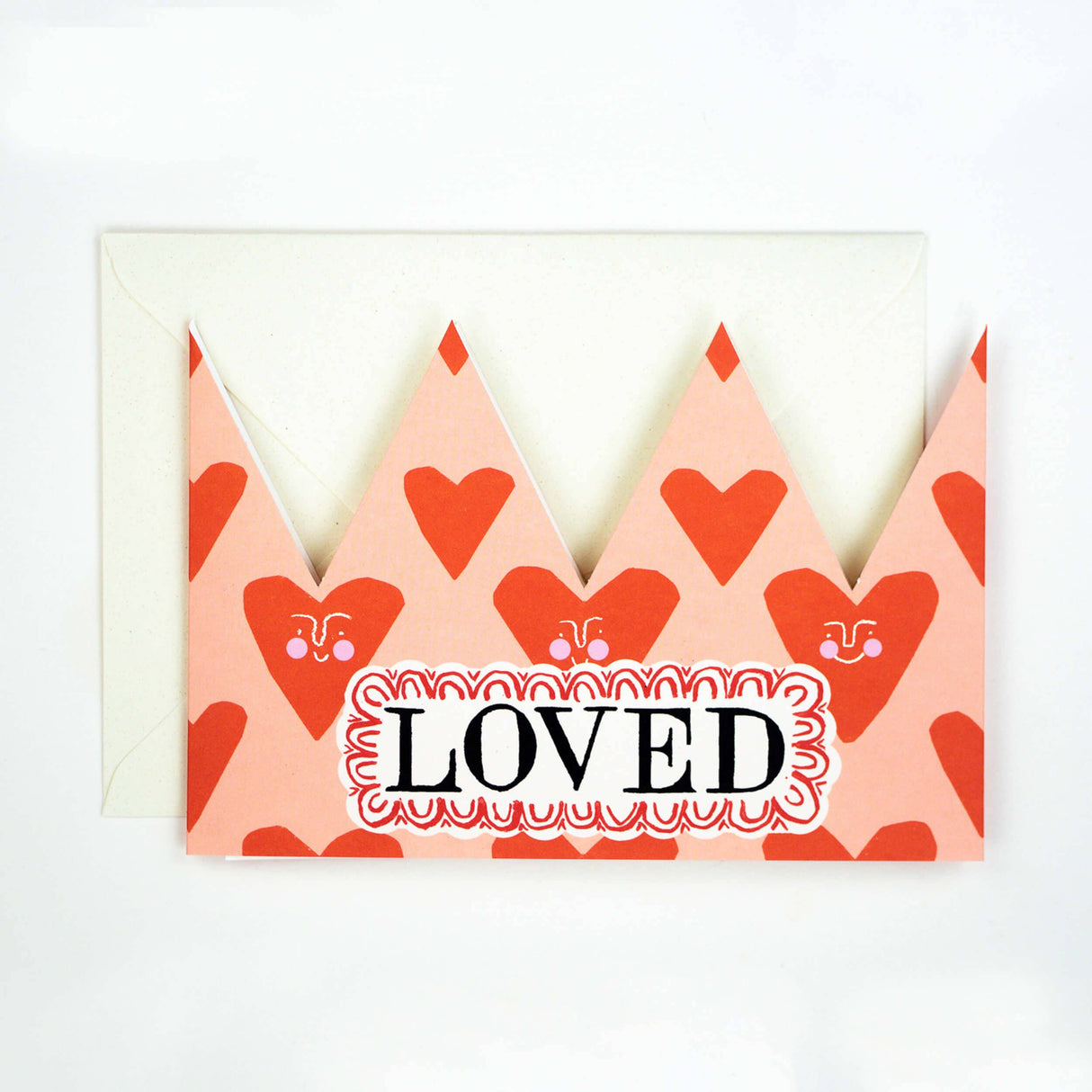 Hadley - Loved Party Hat Card