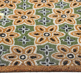 Durable coir doormat designed to trap dirt and enhance entryway cleanliness effectively.