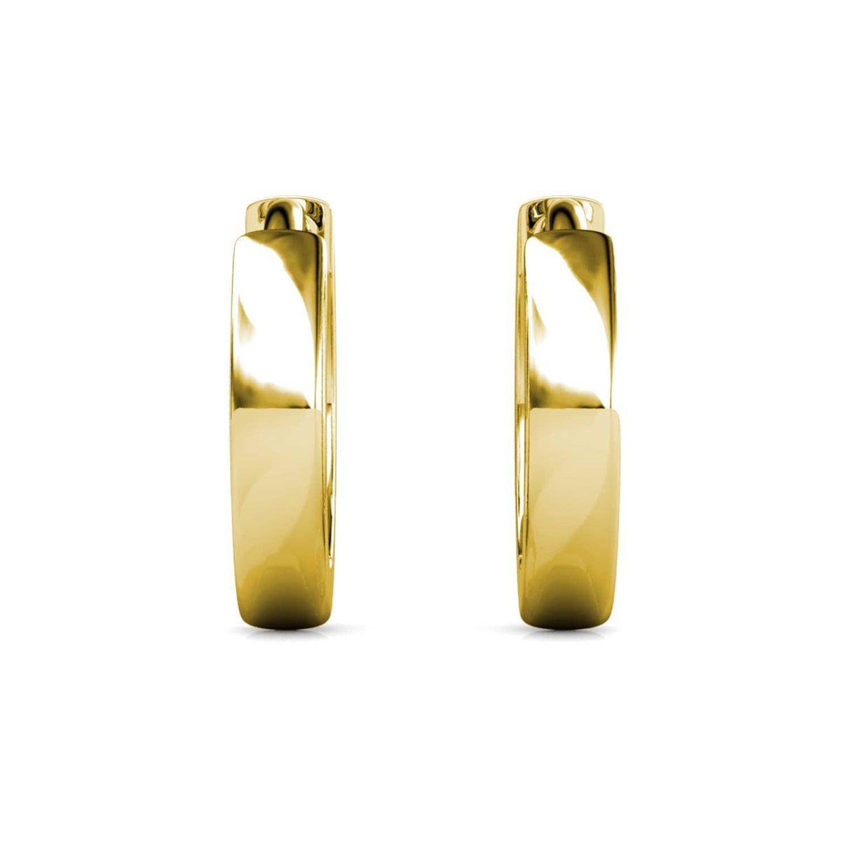 CARALI / MYC Paris - Circle Hoop Earrings - Gold and Crystal