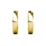 CARALI / MYC Paris - Circle Hoop Earrings - Gold and Crystal