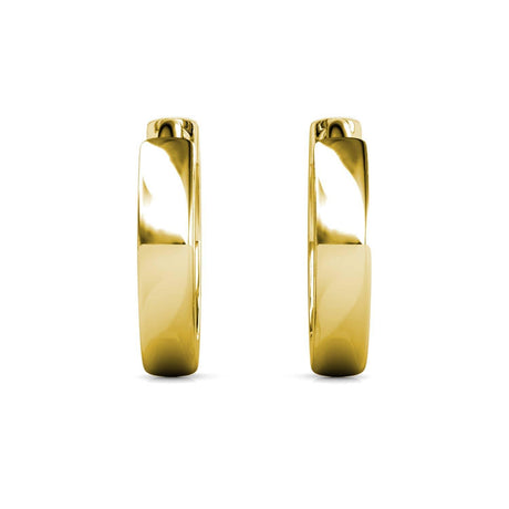 CARALI / MYC Paris - Circle Hoop Earrings - Gold and Crystal
