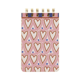 Hearts Twin Wire Notepad