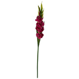 Artificial Pink Gladioli Stem