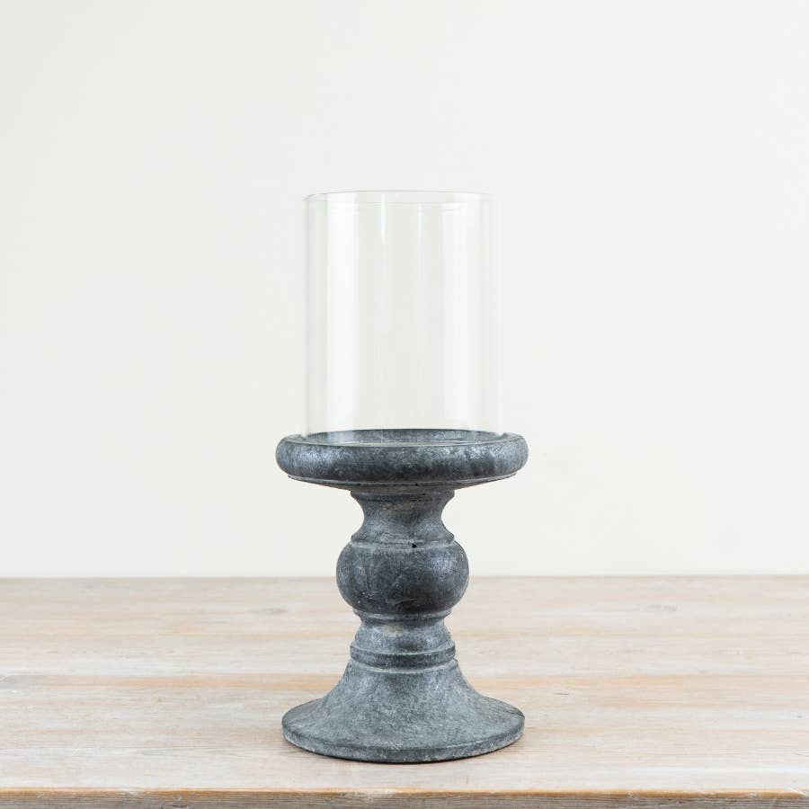 Gainsborough Giftware x Portland Living - Cement Candle Holder, 31cm.