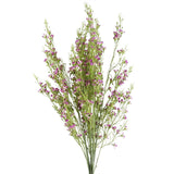 Leaf Design UK LTD - Pack 6x 100cm Artificial Foliage Stem Flowers - Purple