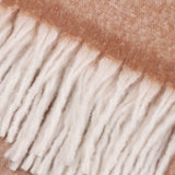 Cozy Woven Tasseled Rust Throw